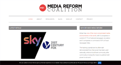 Desktop Screenshot of mediareform.org.uk